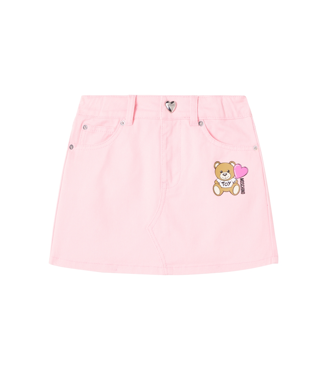 Falda Teddy Bear en denim | Moschino Kids