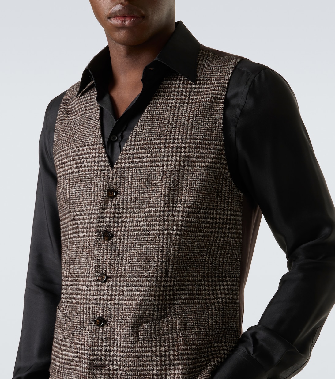 Checked single-breasted vest | Dolce&Gabbana