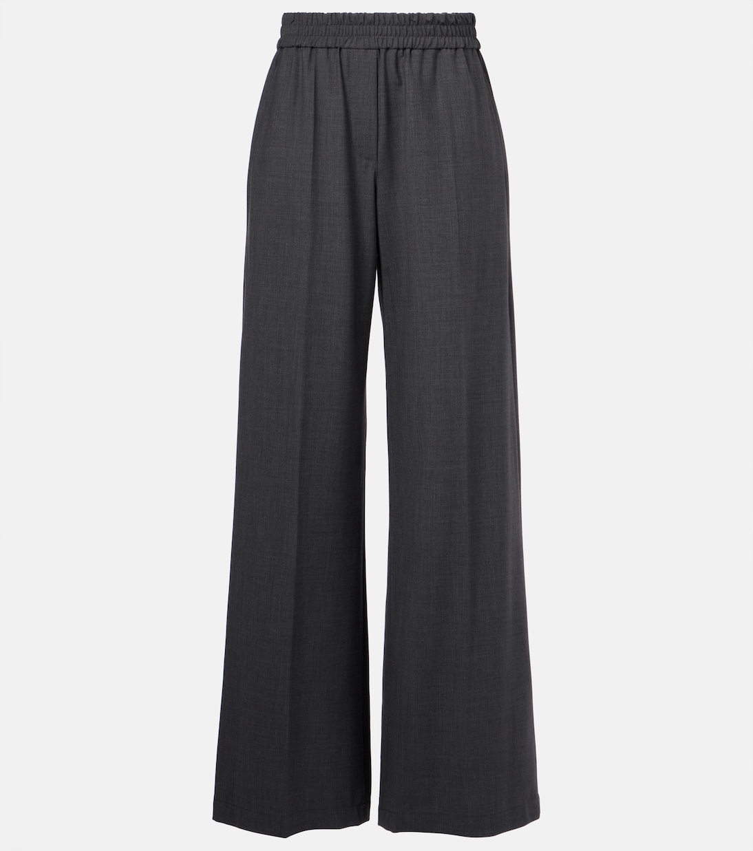 Wool-blend wide-leg jeans | Brunello Cucinelli