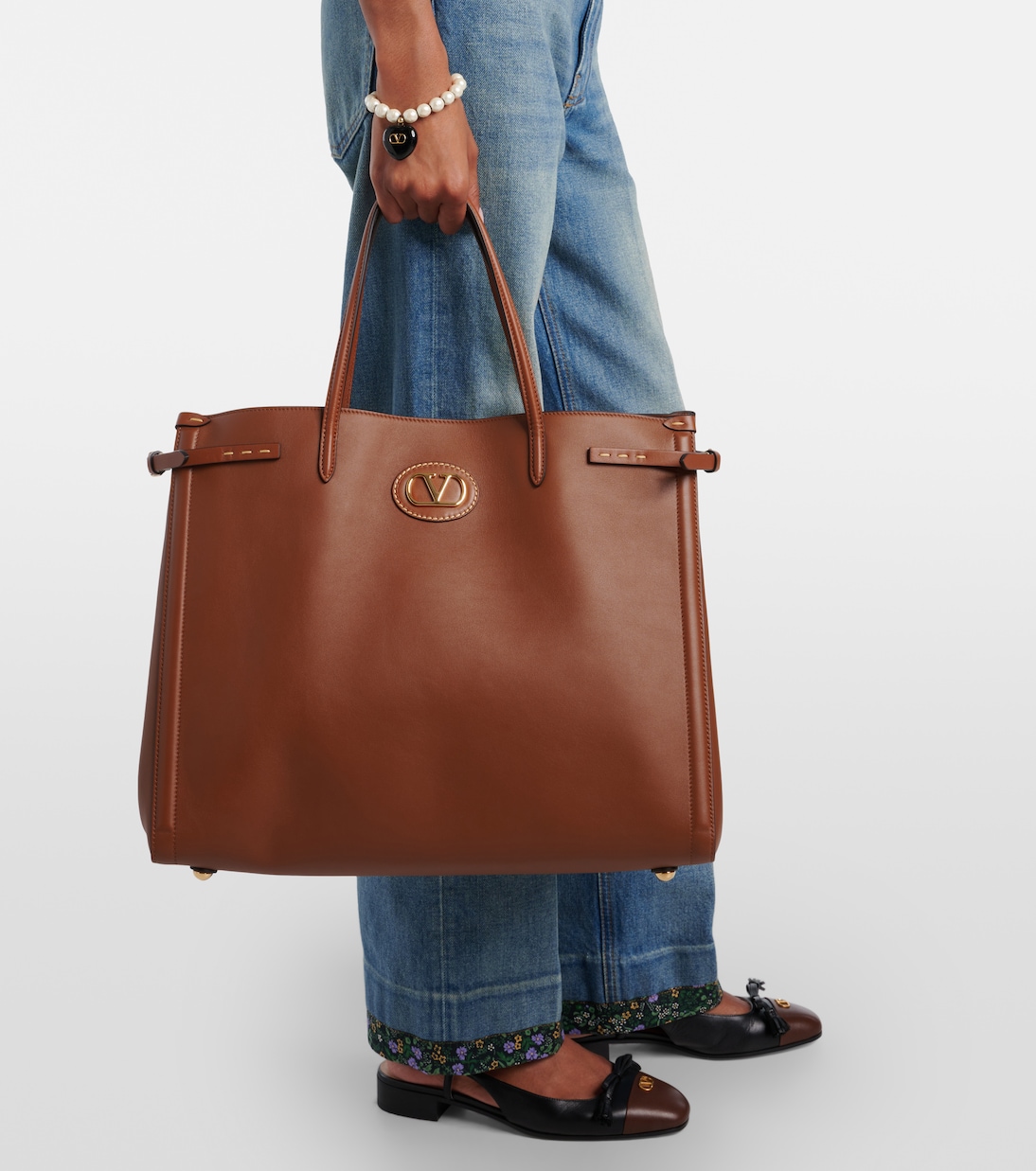 Antibes leather tote bag | Valentino Garavani