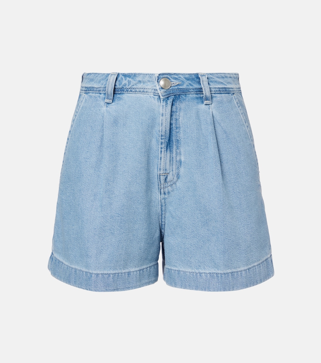 Hana pleated denim shorts | 7 For All Mankind