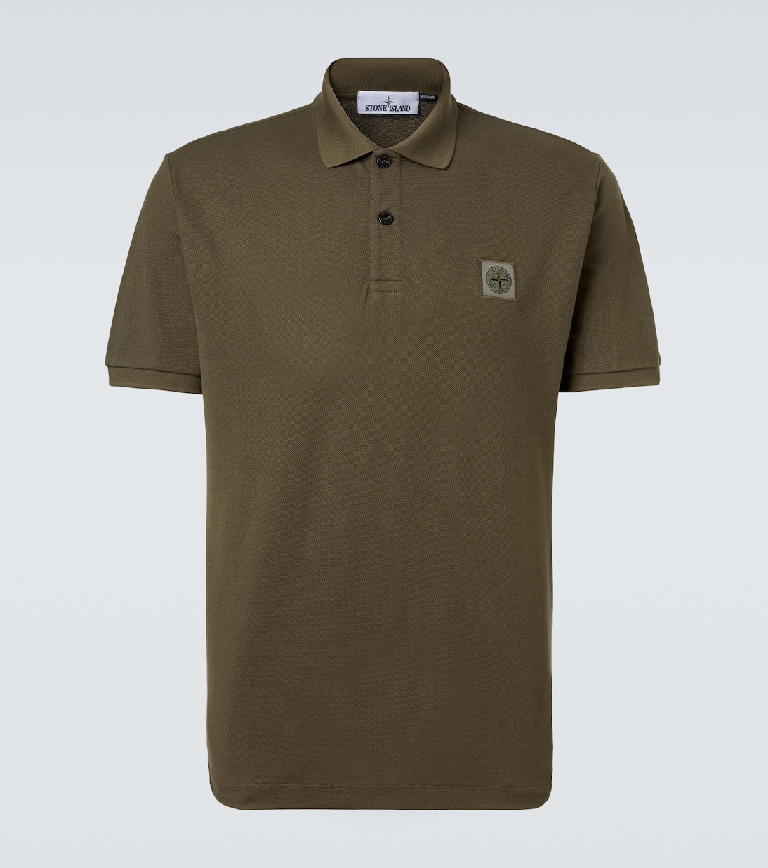 Compass cotton piqué polo shirt | Stone Island