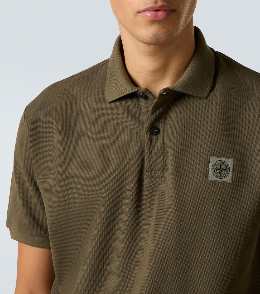 Compass cotton piqué polo shirt | Stone Island