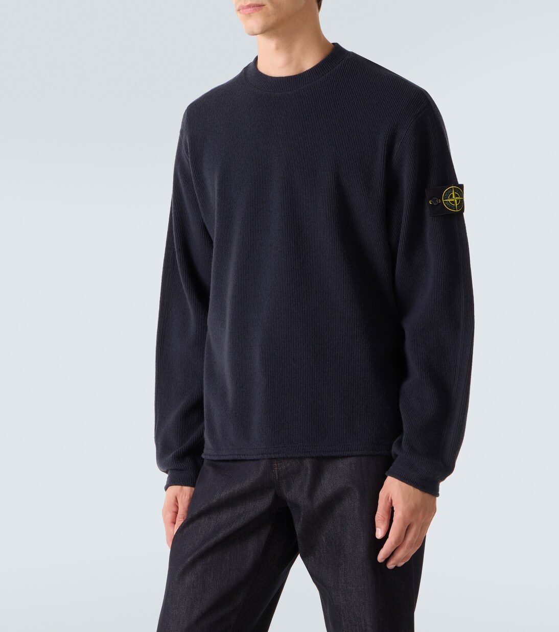 Sweat-shirt Compass en laine mélangée | Stone Island