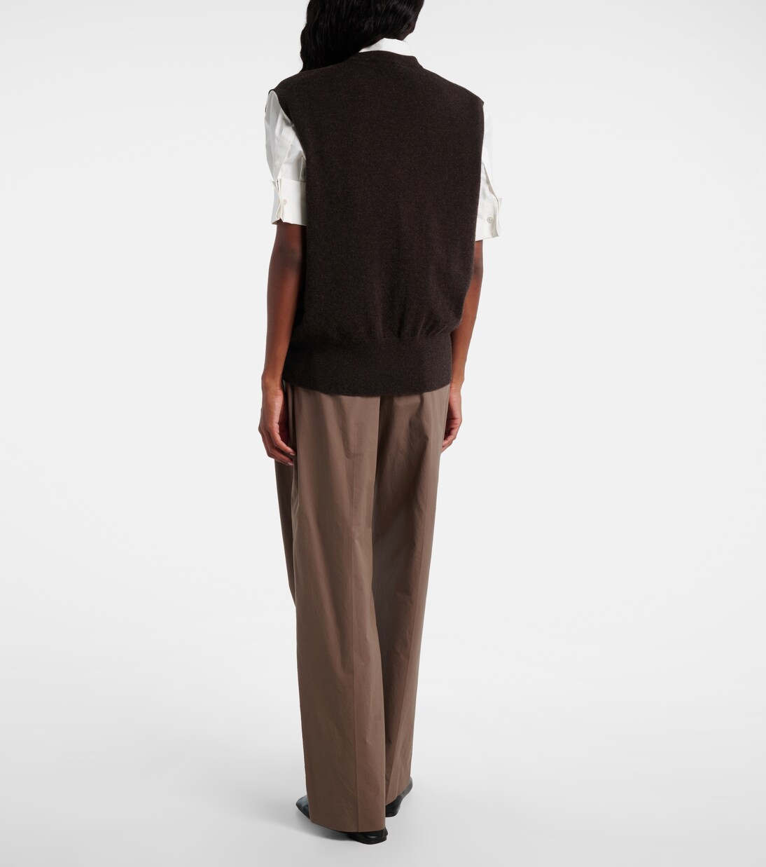 Levi cashmere sweater vest | The Row