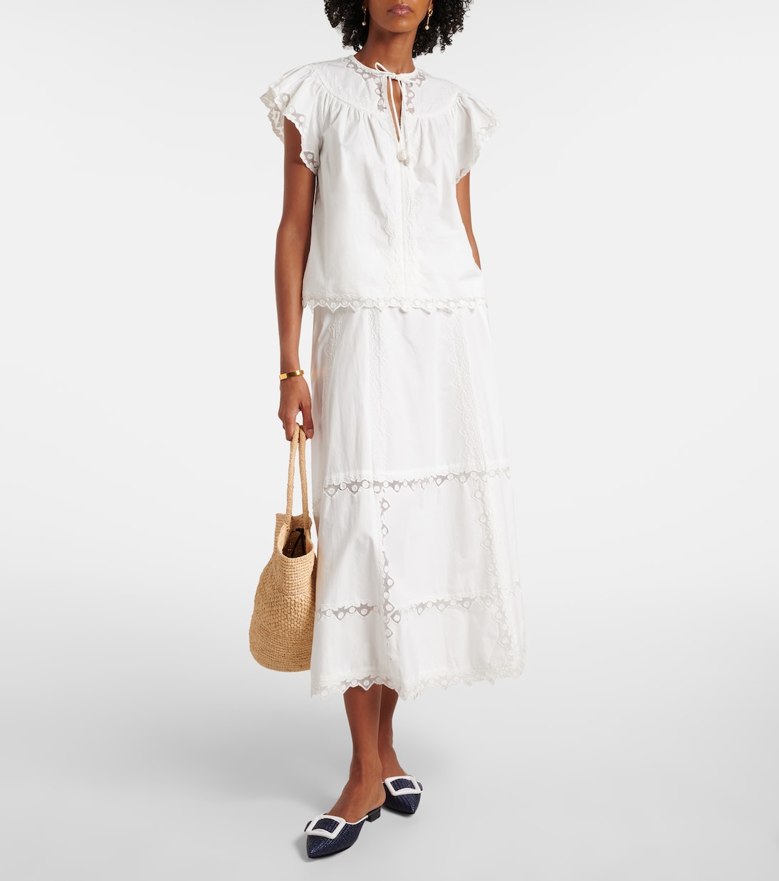 Effie embroidered cotton top | Ulla Johnson