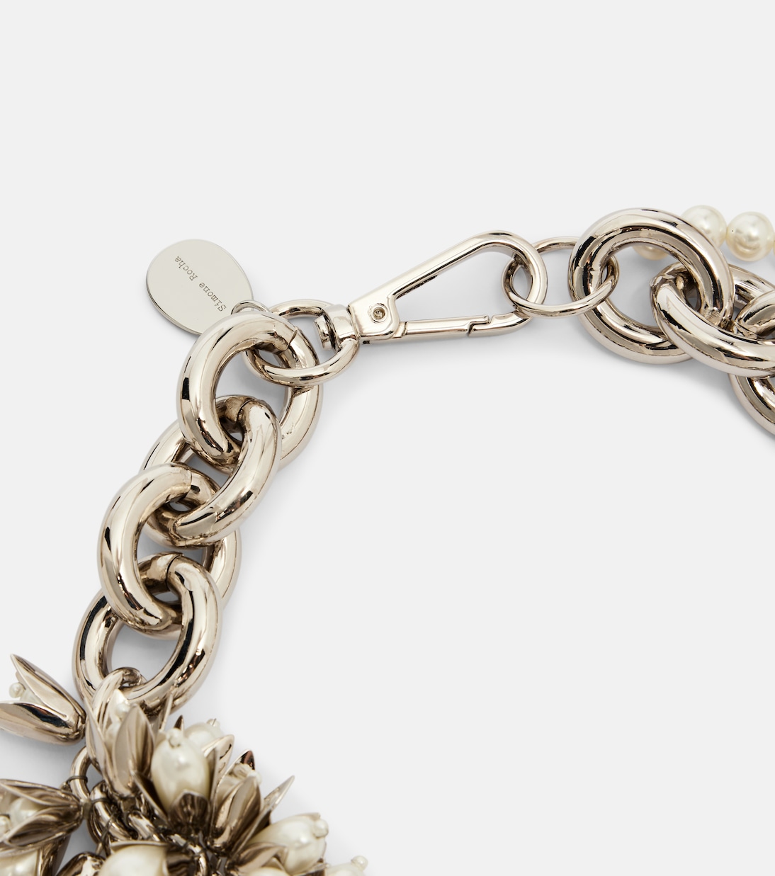Embellished faux pearl necklace | Simone Rocha