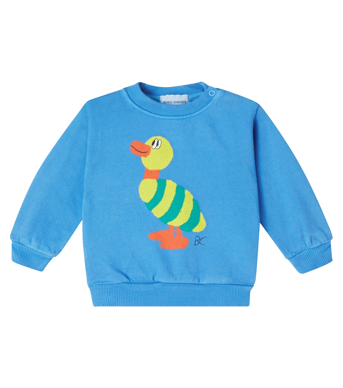 Printed cotton fleece sweatshirt | Bobo Choses