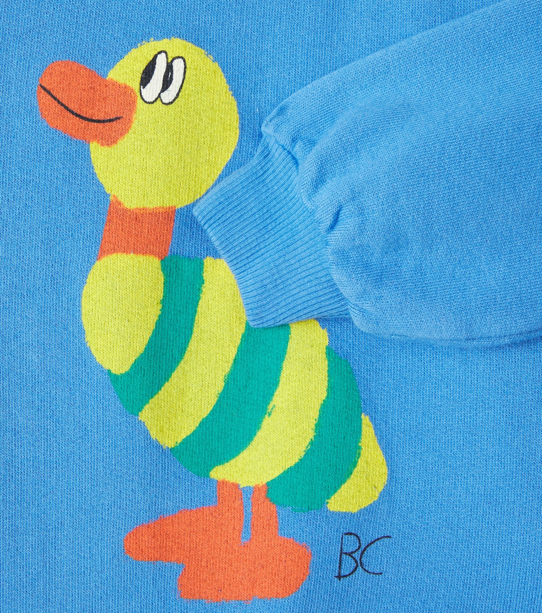 Printed cotton fleece sweatshirt | Bobo Choses