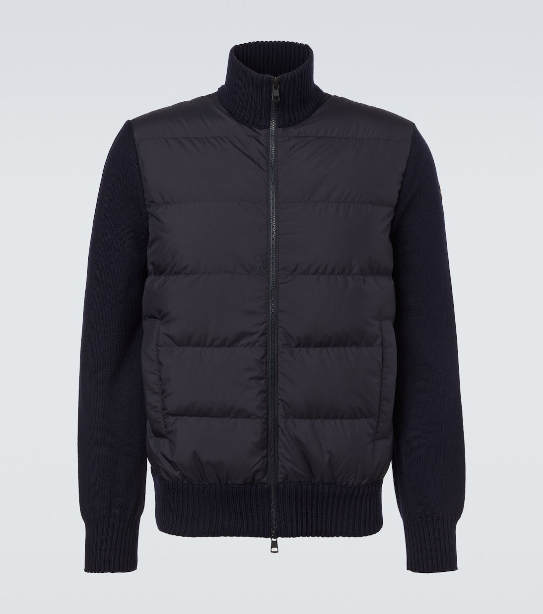 Down-paneled wool cardigan | Moncler