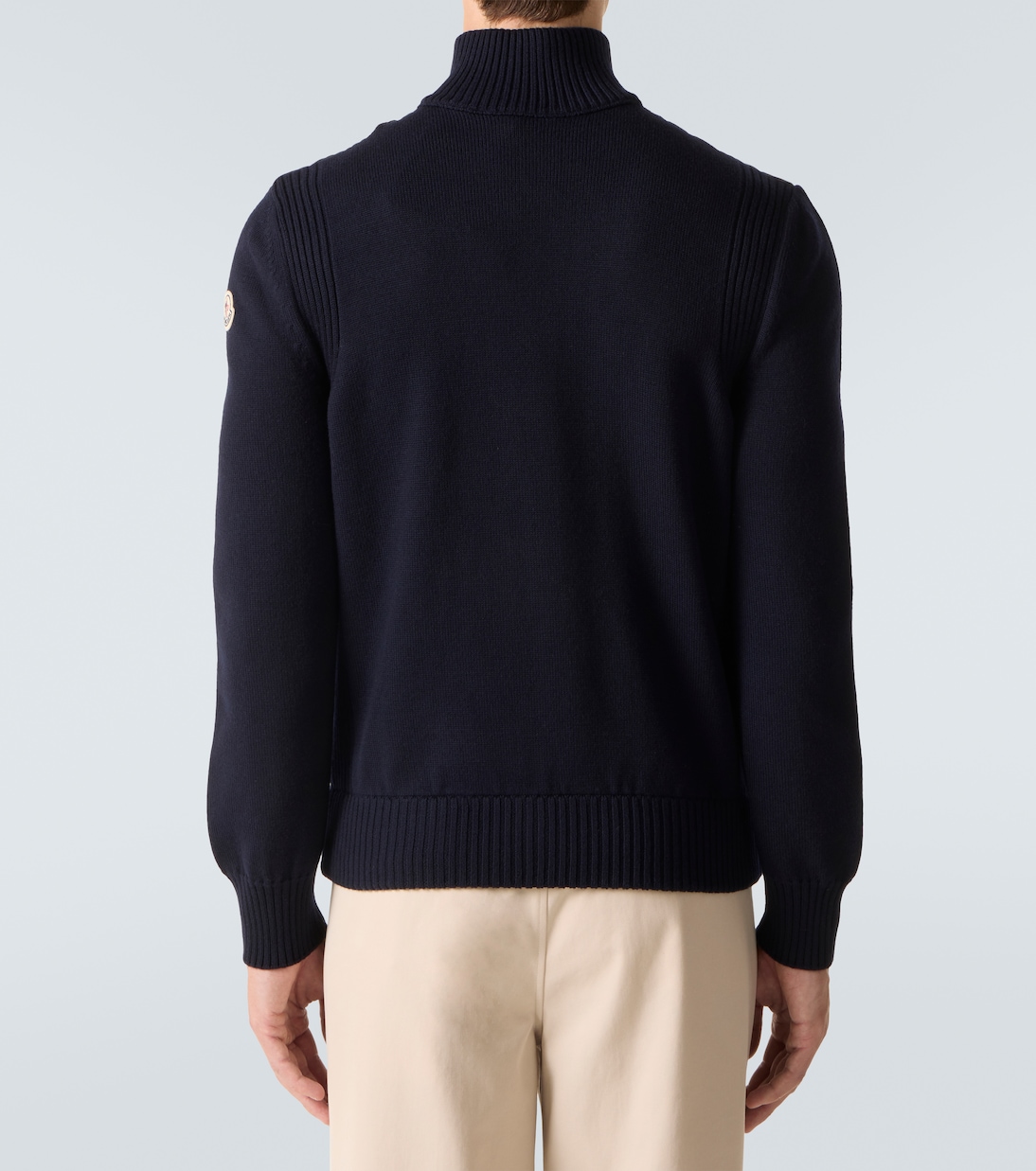 Down-paneled wool cardigan | Moncler