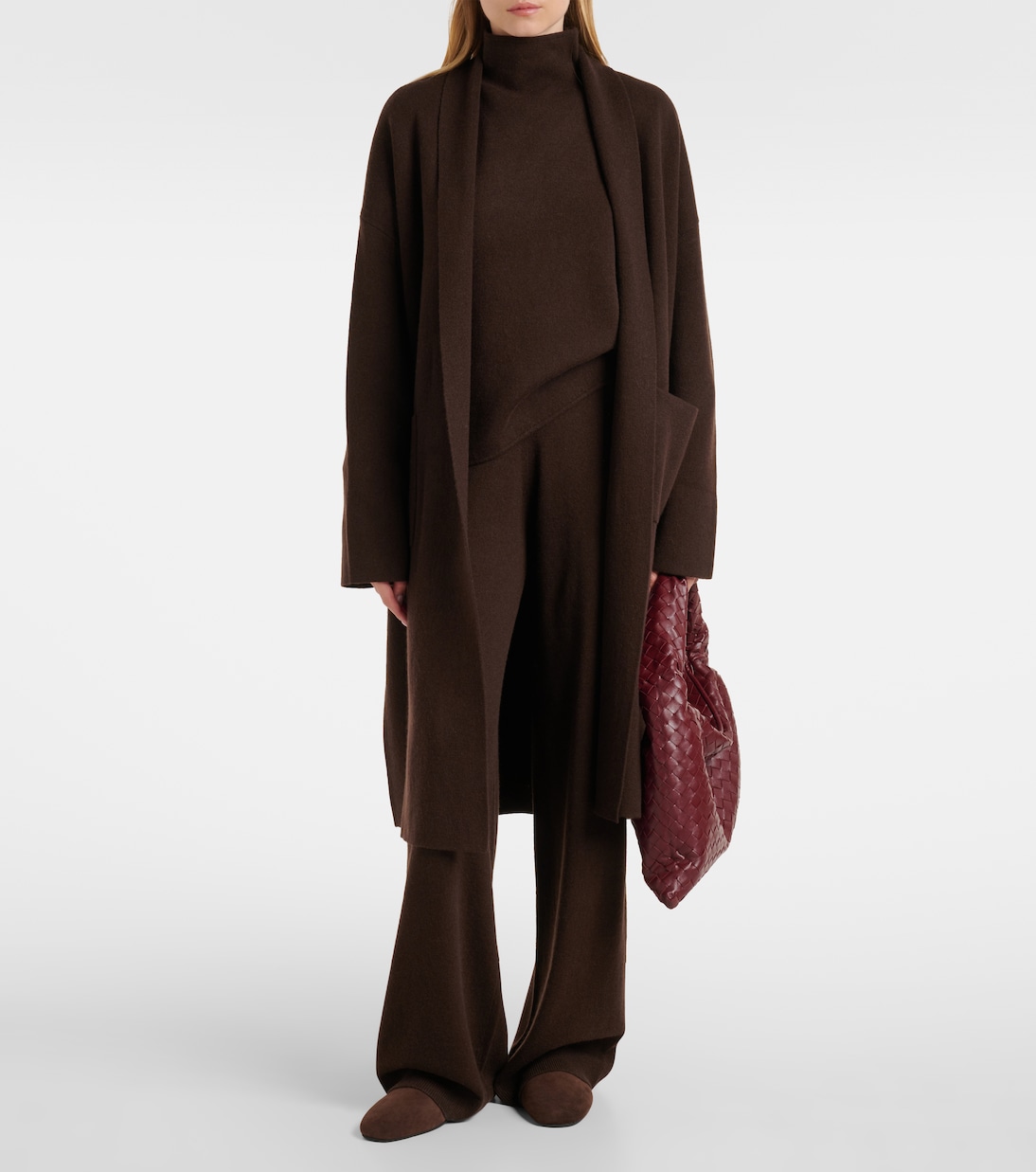 Wool and cashmere straight pants | Jardin des Orangers