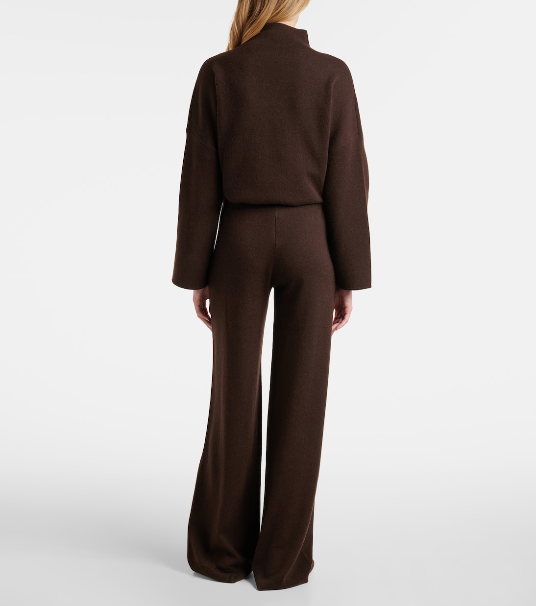 Wool and cashmere straight pants | Jardin des Orangers