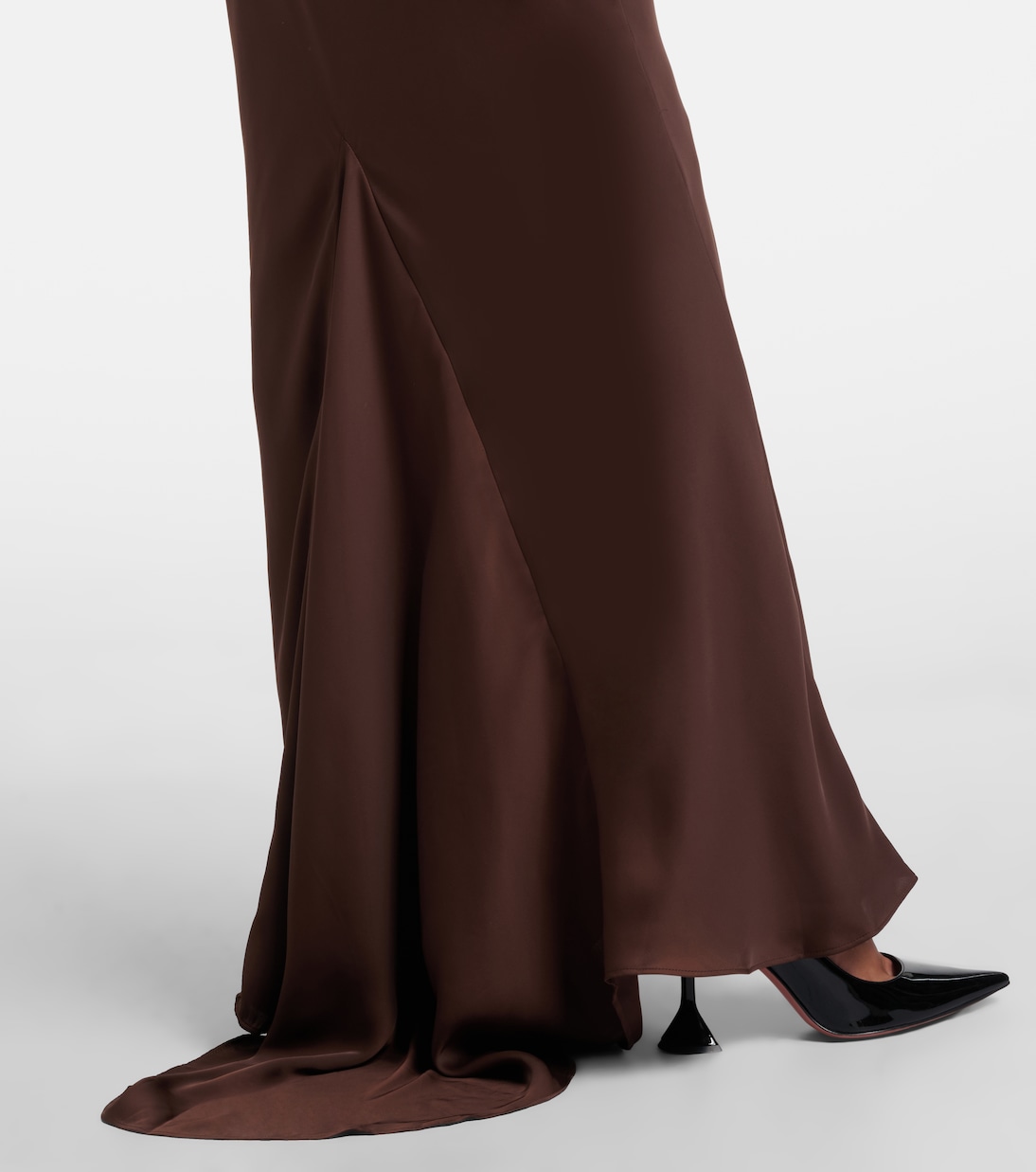 Satin bustier gown | Rotate