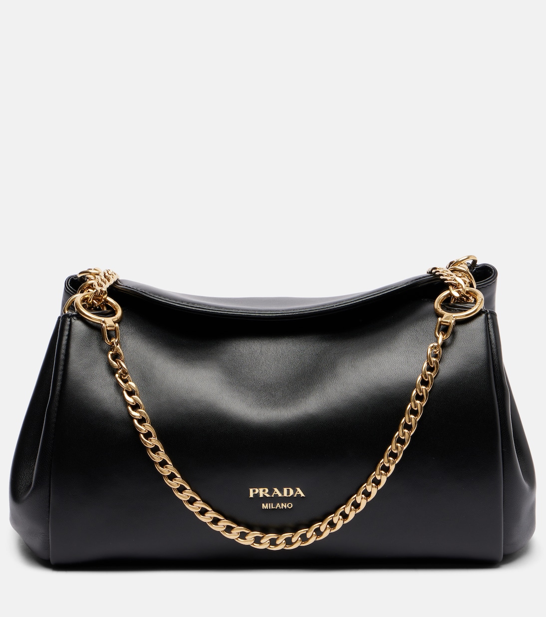 Tumulte leather shoulder bag | Prada