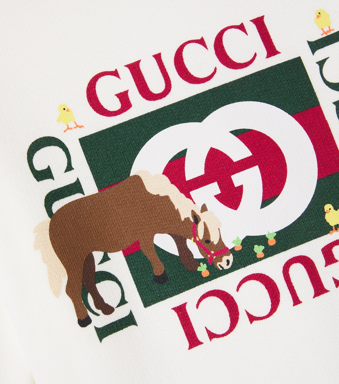 x Euan Roberts Baby printed cotton jersey sweatshirt | Gucci Kids