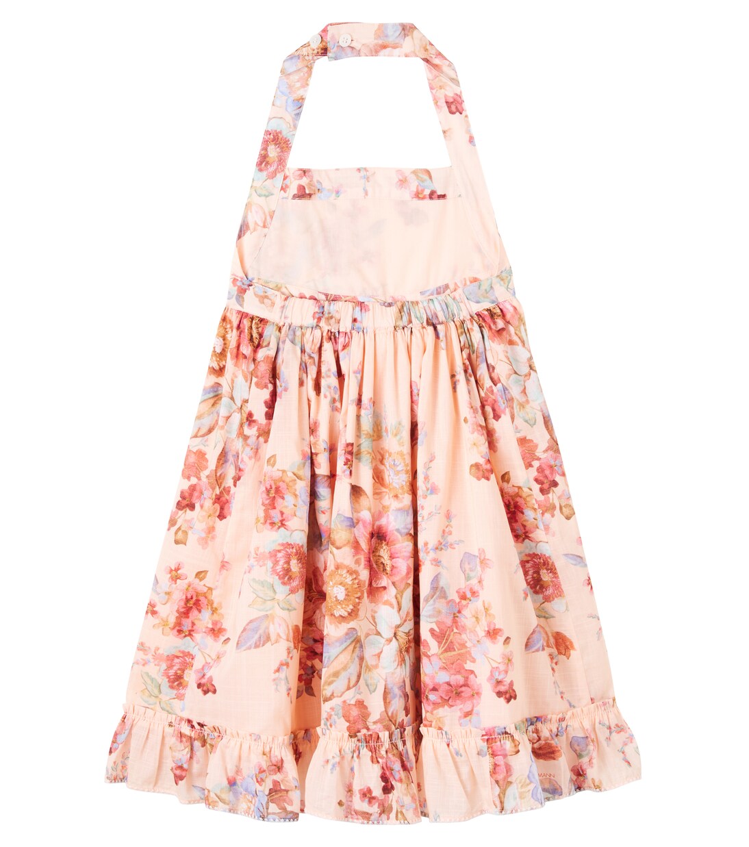 فستان من القطن بطبعات الورود | Zimmermann Kids