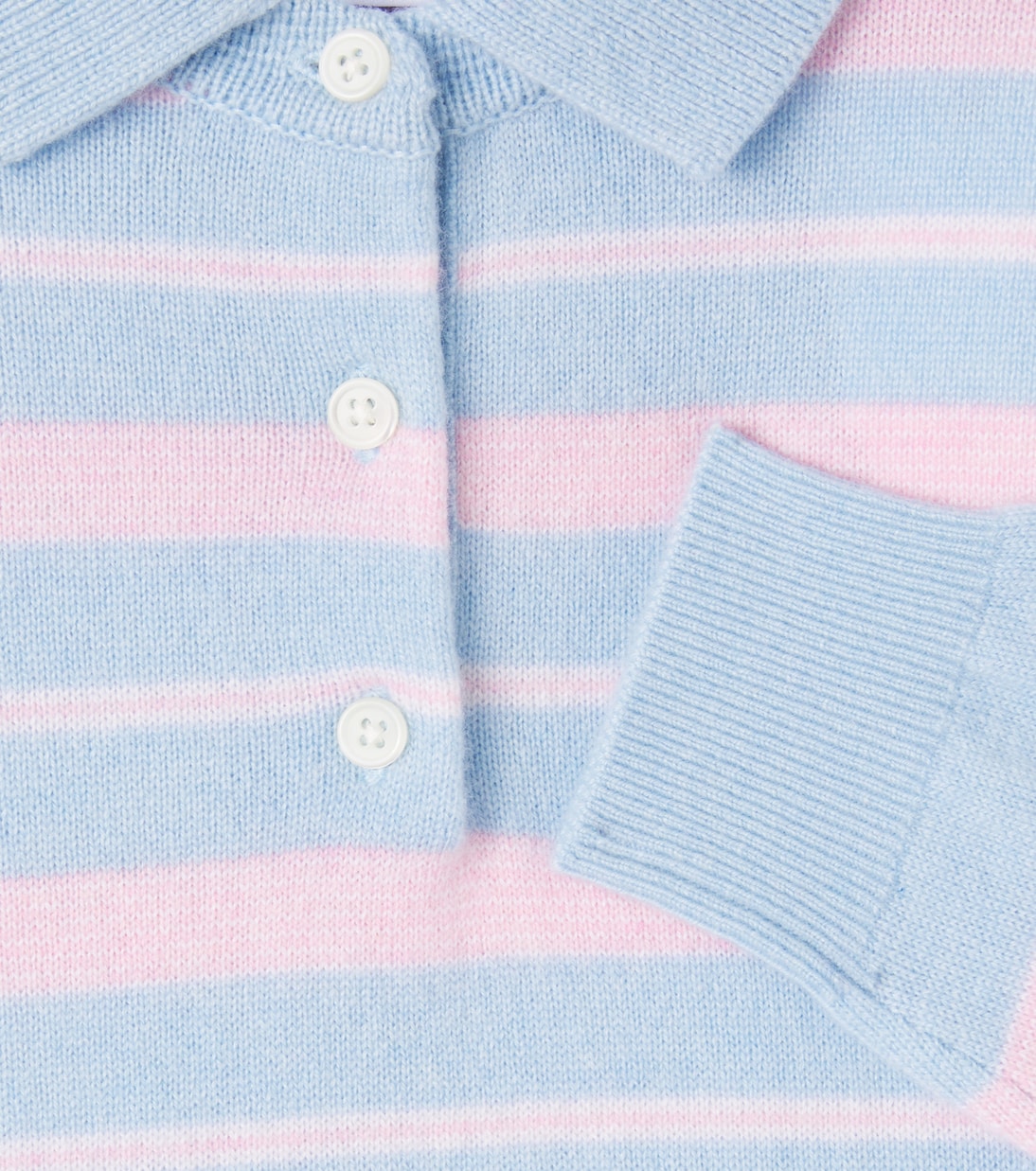 x Guest in Residence Louie striped cashmere polo sweater | Bonpoint