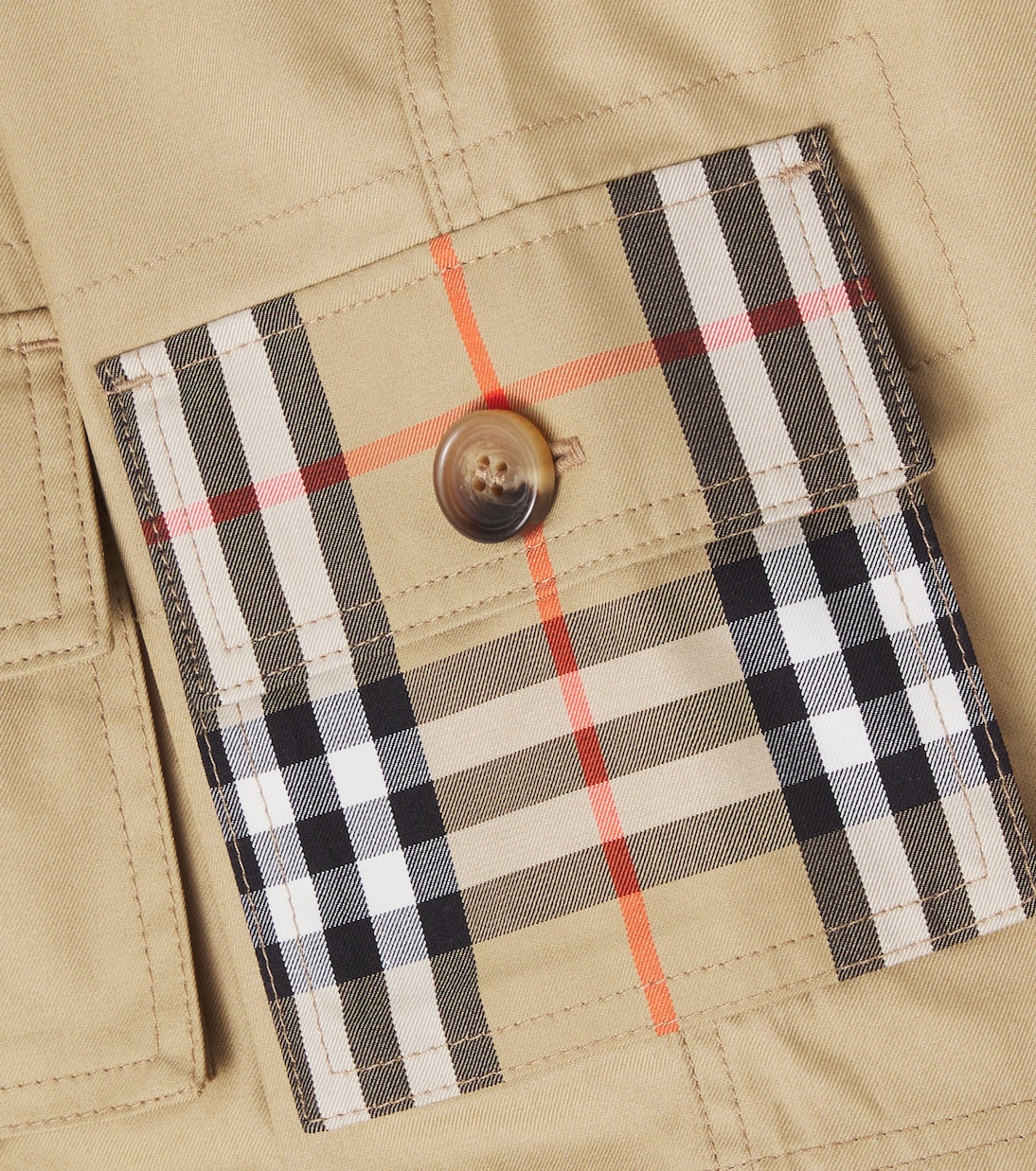 Burberry Check cotton twill shorts | Burberry Kids