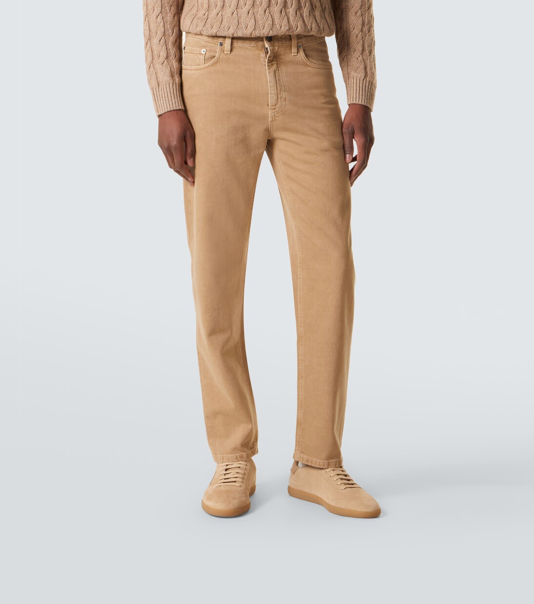 Pantalones rectos Roccia de algodón | Zegna