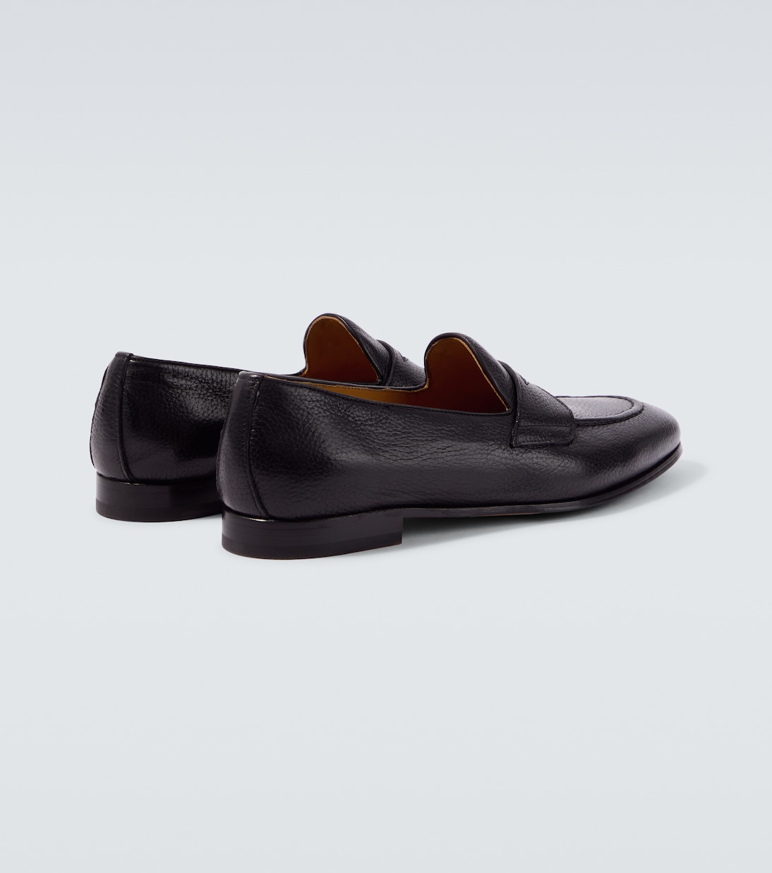 Leather penny loafers | Kiton