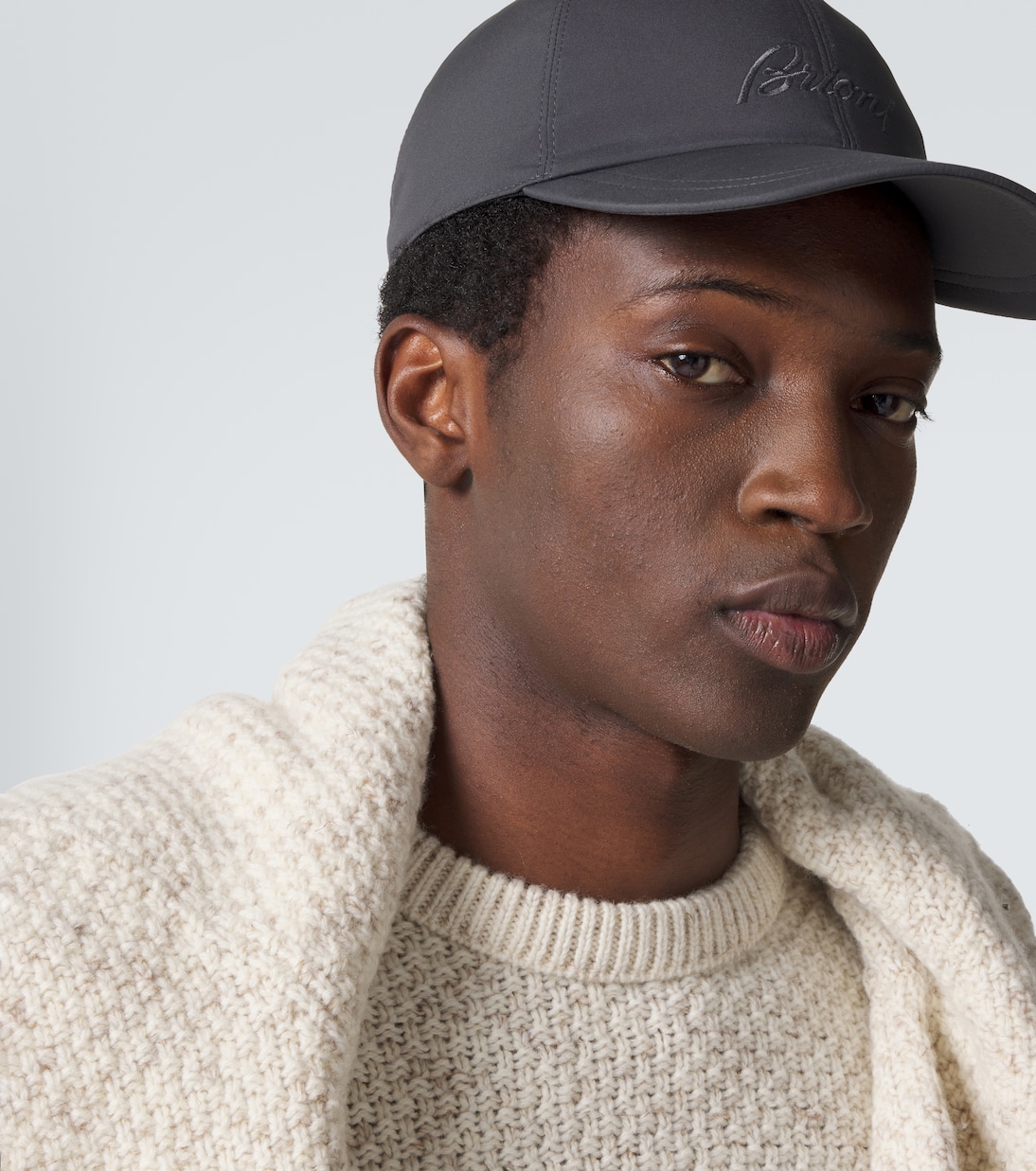 Embroidered baseball cap | Brioni
