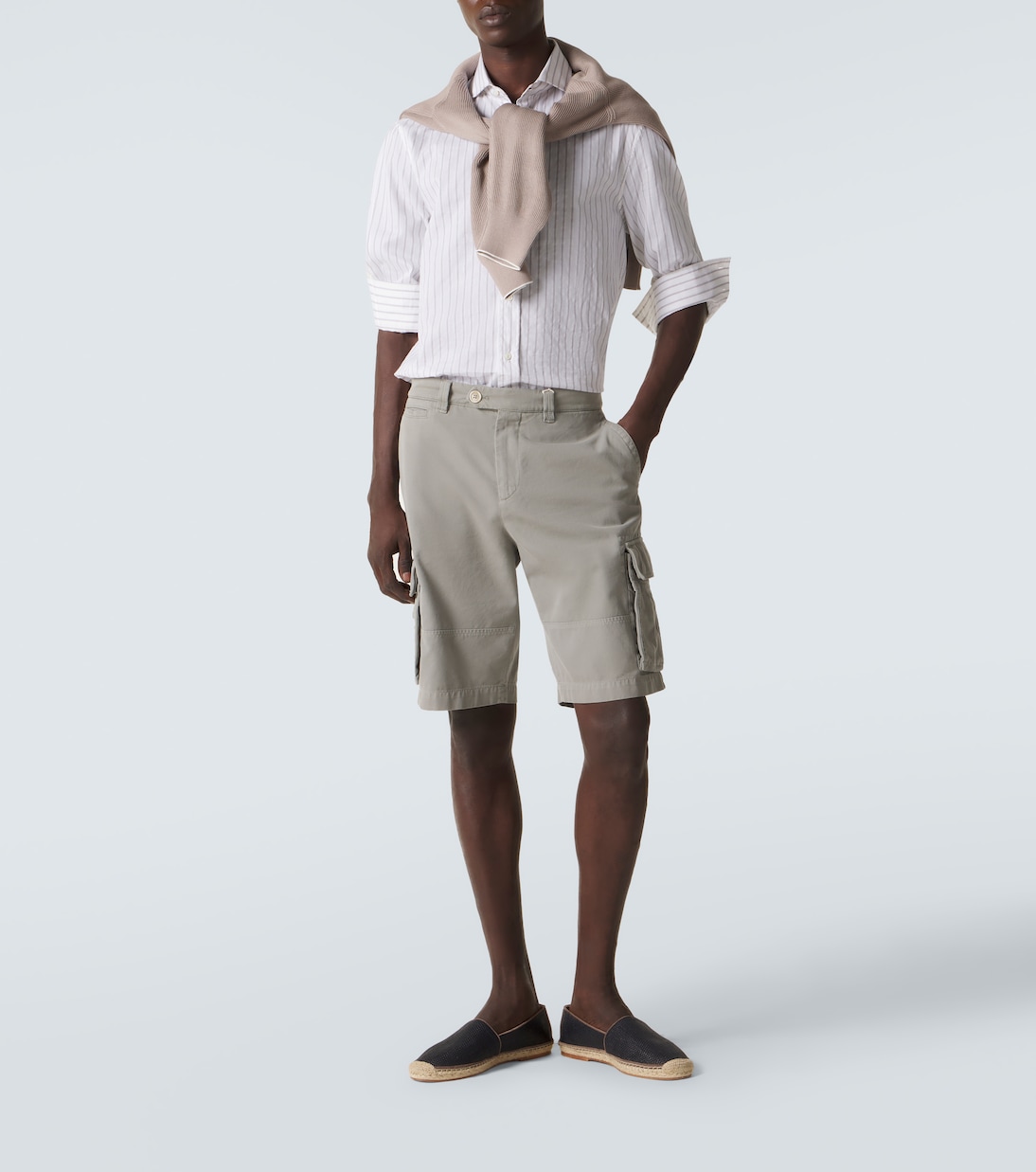 Cargo-Shorts aus Baumwolle | Brunello Cucinelli