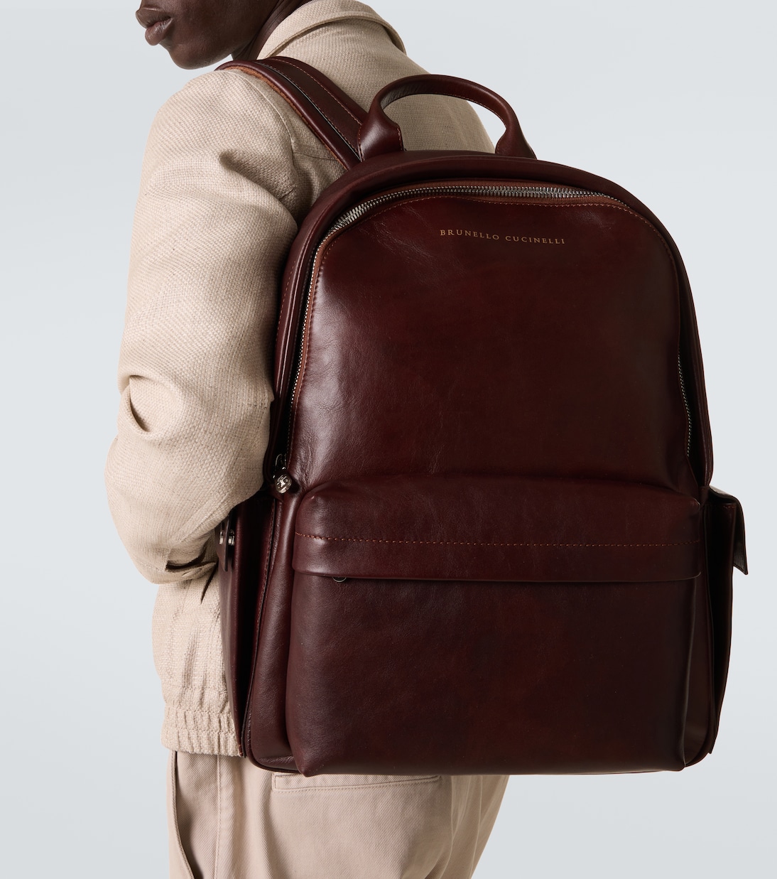 Mochila de piel | Brunello Cucinelli