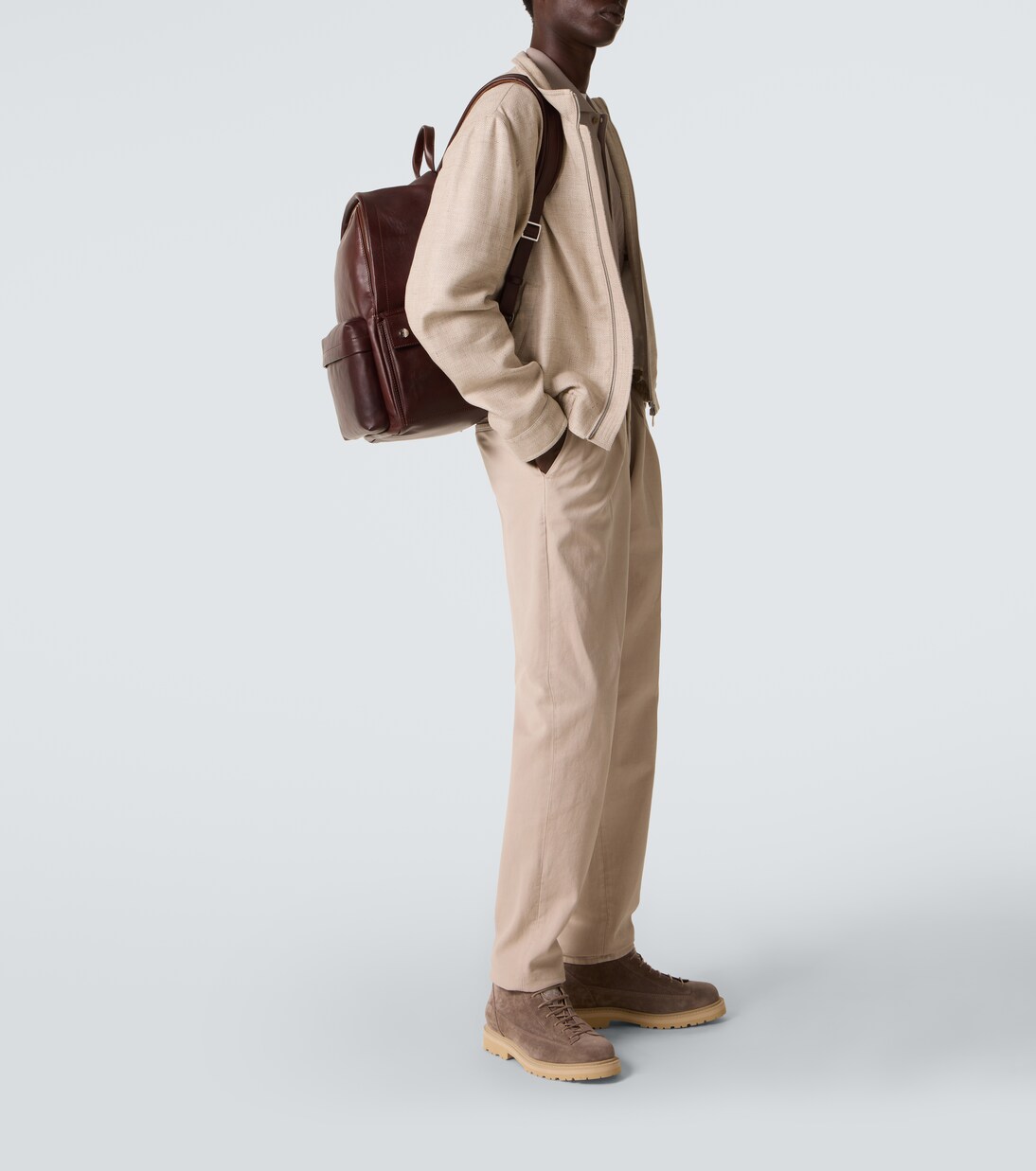 Mochila de piel | Brunello Cucinelli