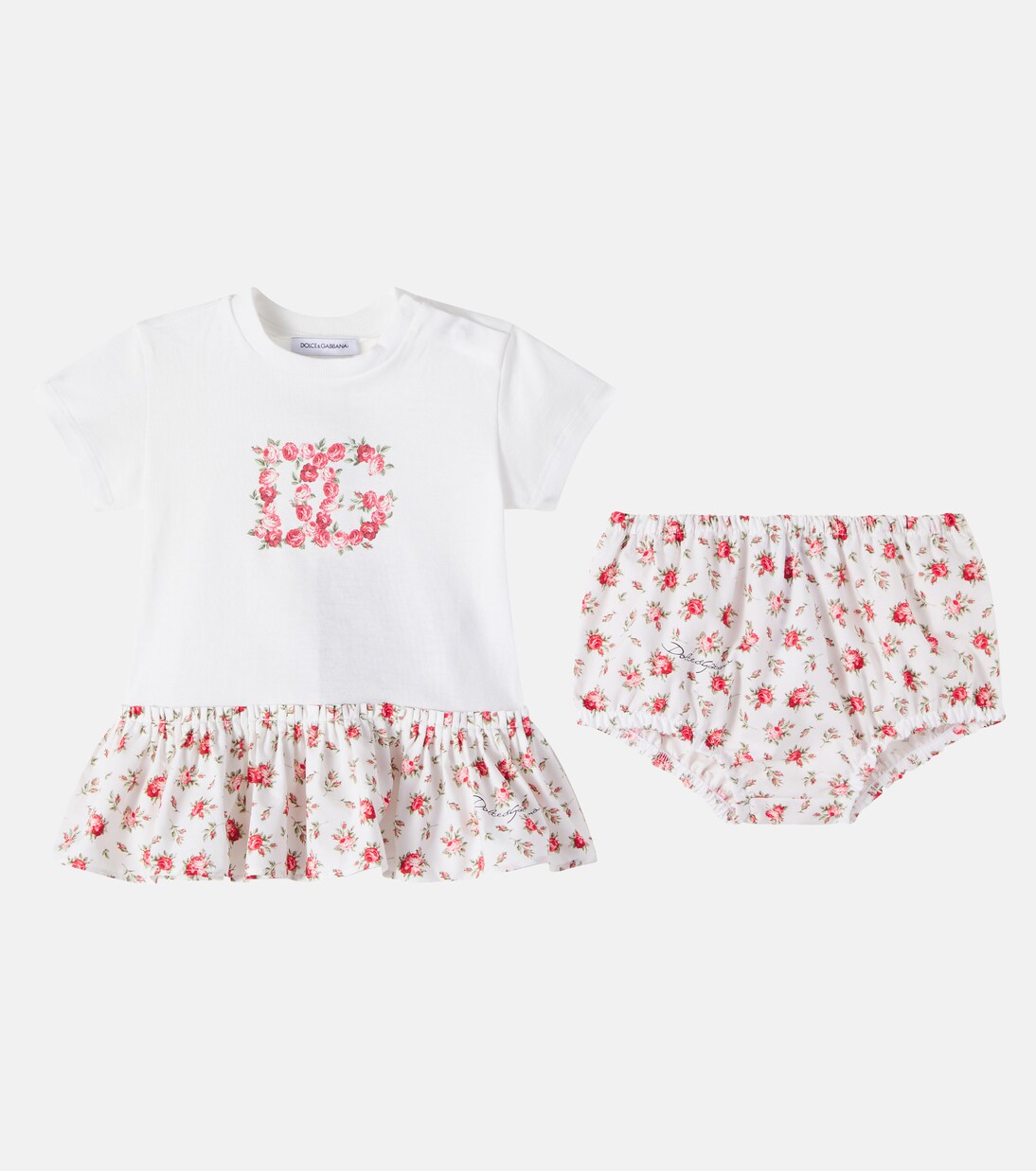 Baby Set DG aus Kleid und Höschen | Dolce&Gabbana Kids