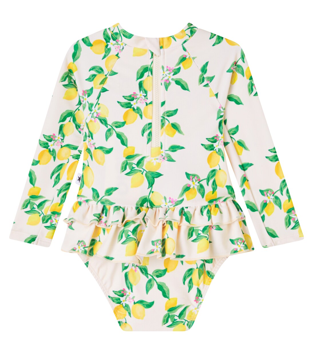 Bebé - bañador Narice estampado con volantes | Molo