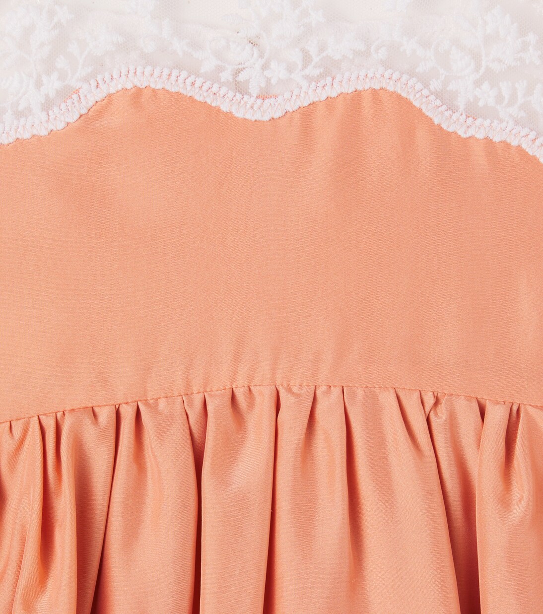 Kleid aus Seide mit Spitze | Chloé Kids