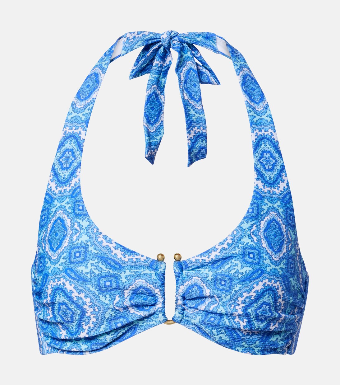 Mykonos printed triangle bikini top | Heidi Klein