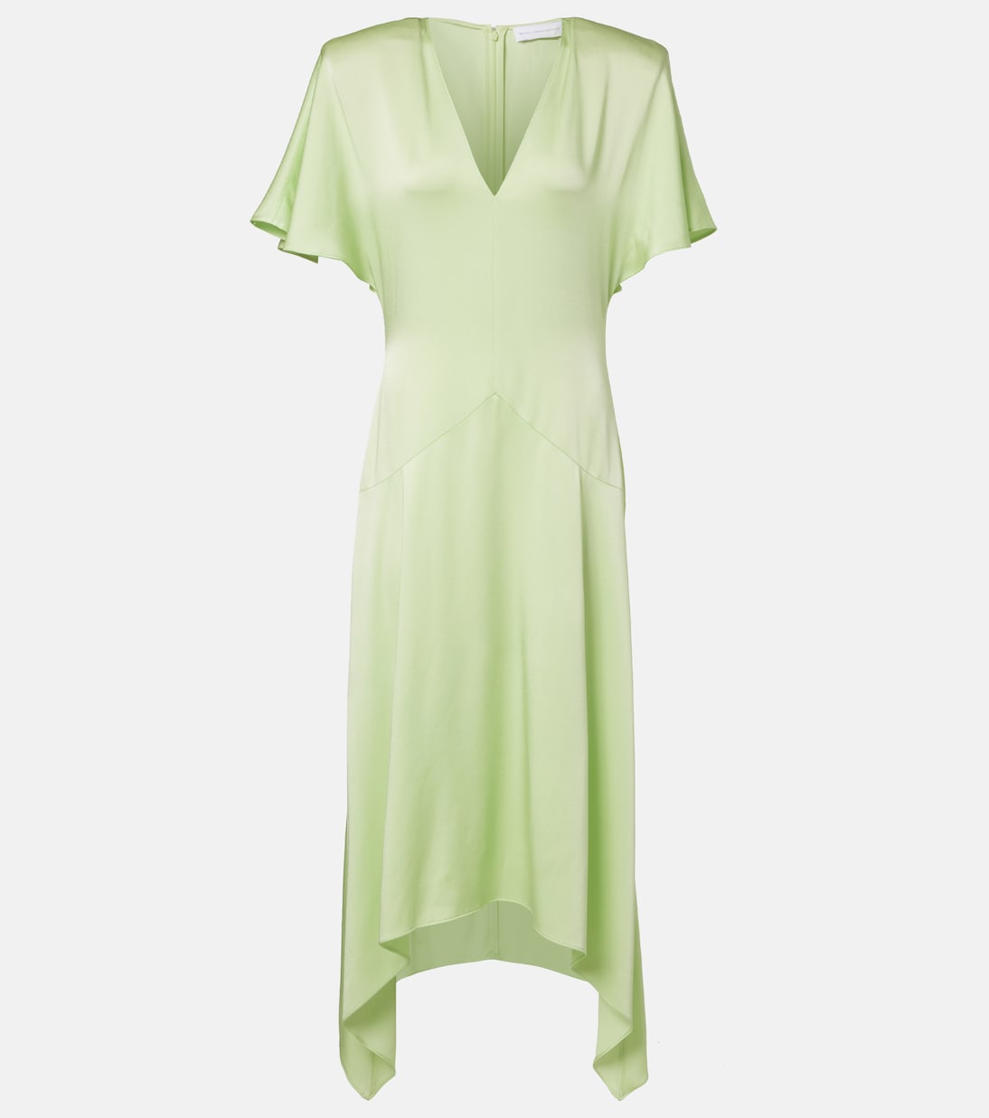 Envers satin midi dress | Stella McCartney