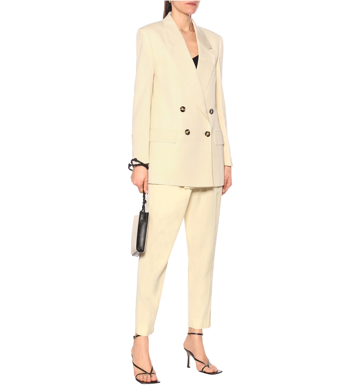 Double-breasted twill blazer | Proenza Schouler