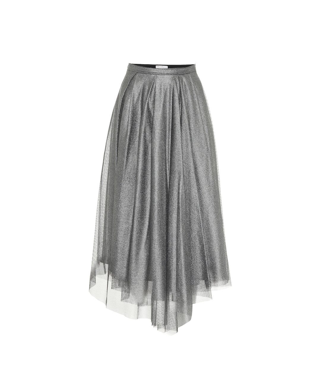 Jupe midi en coton mélangé | Brunello Cucinelli