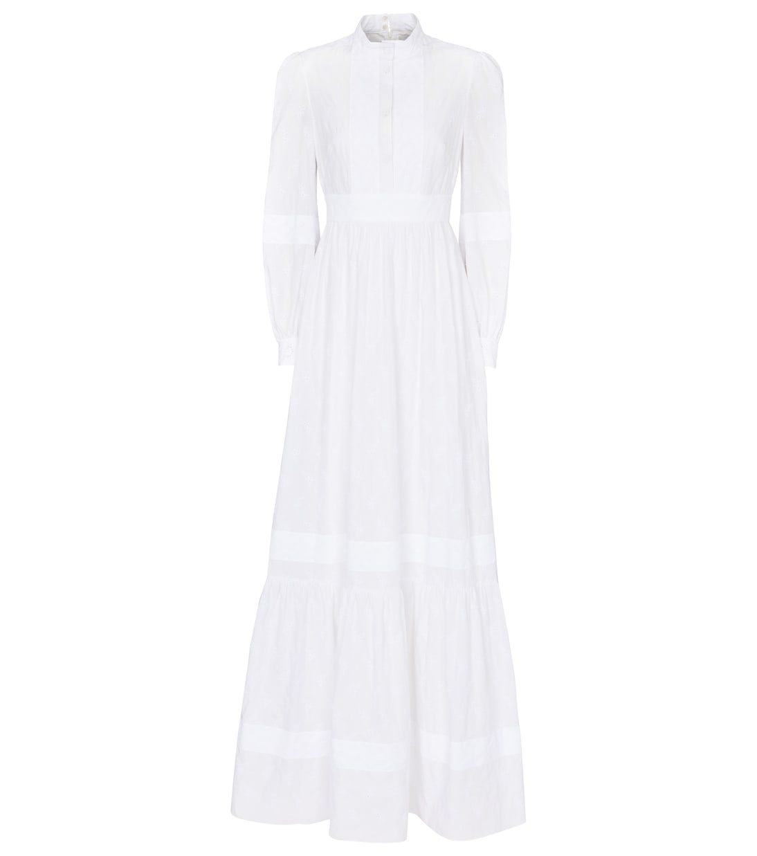 Robe de mariée longue Ulrica en coton mélangé | Erdem