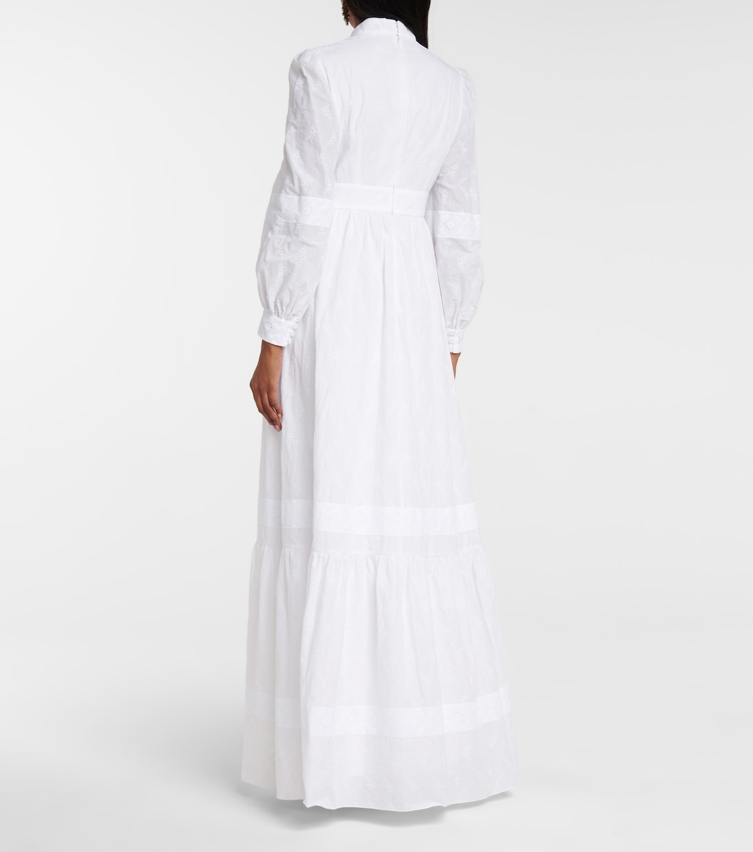 Robe de mariée longue Ulrica en coton mélangé | Erdem