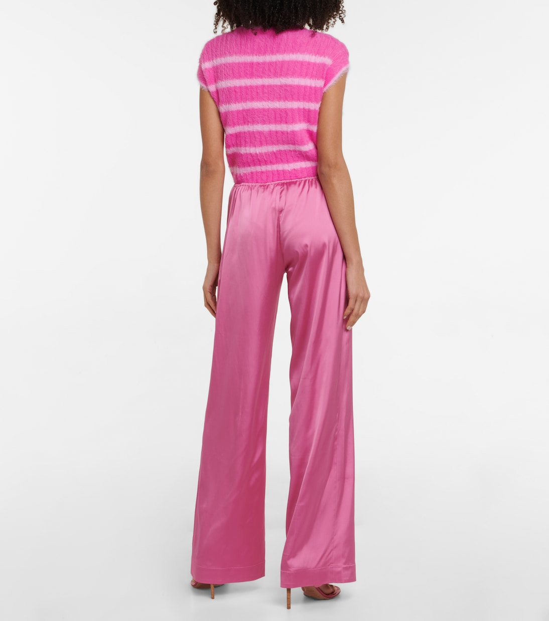 Hose Le Pantalon Mentalo aus Satin | Jacquemus