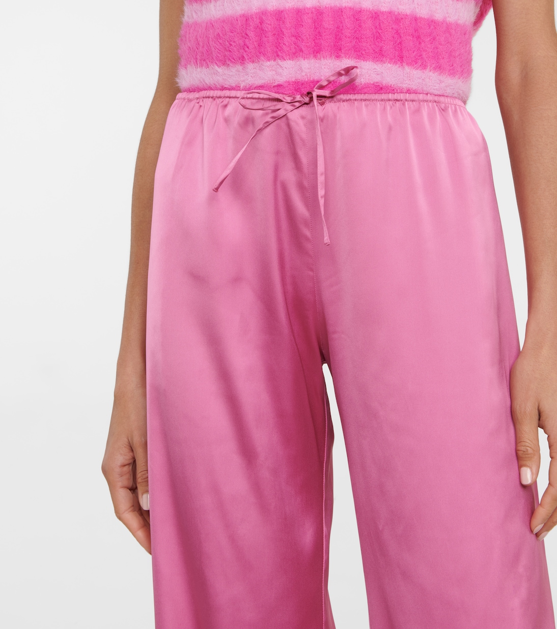 Hose Le Pantalon Mentalo aus Satin | Jacquemus
