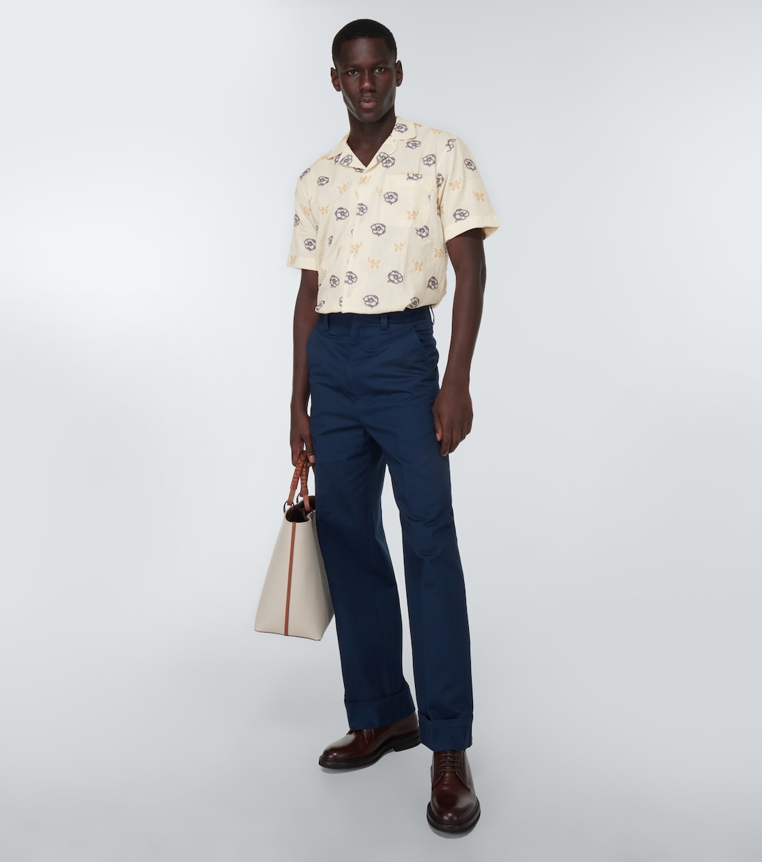 Camicia bowling Marne in misto cotone | Orlebar Brown
