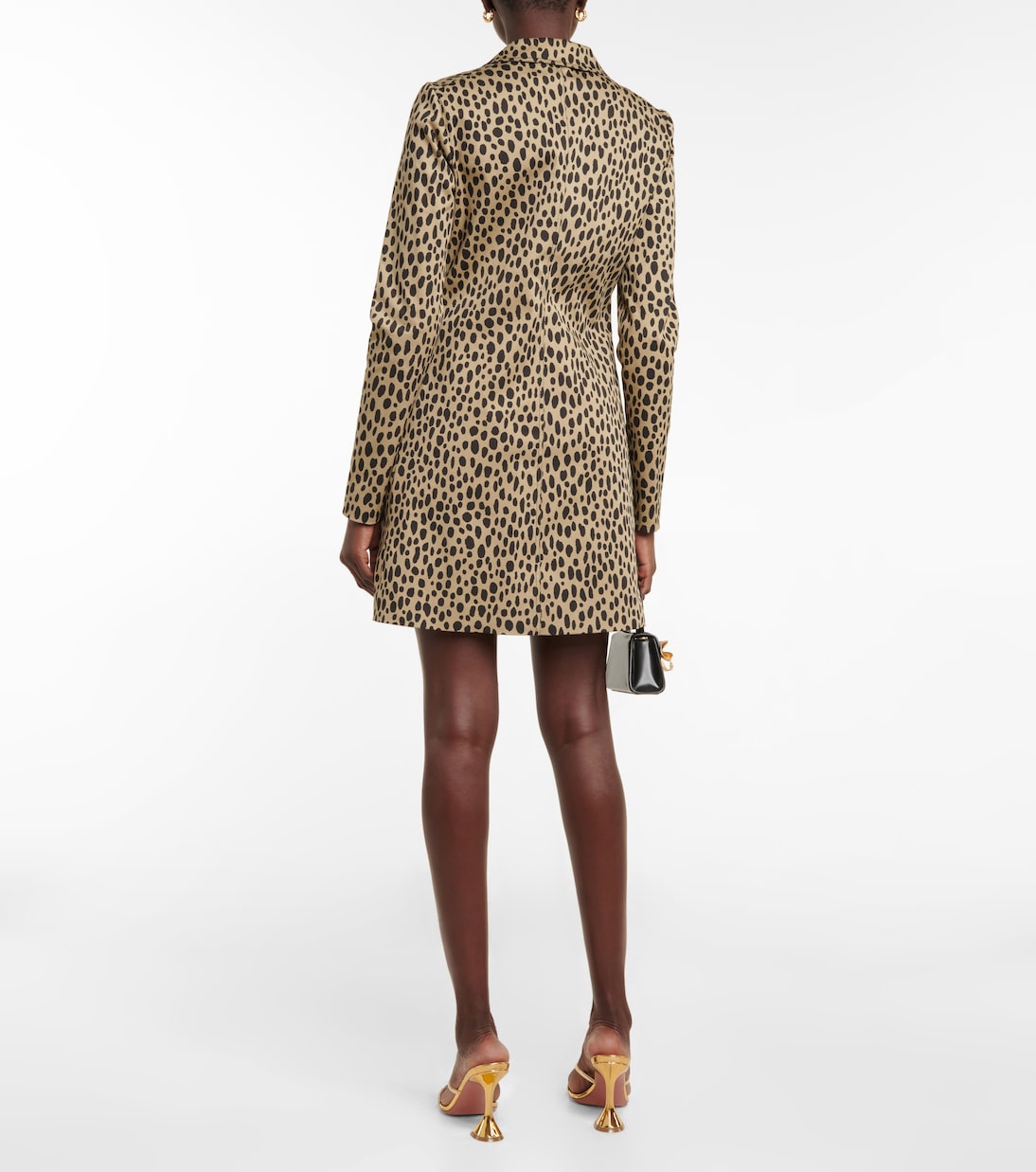 Animal-print denim minidress | Giambattista Valli