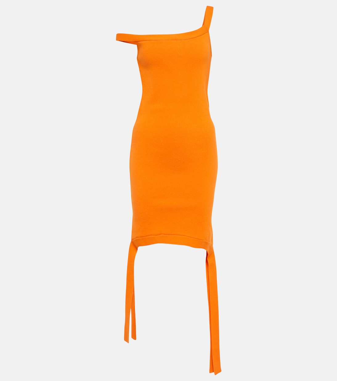 Vestido corto asimétrico deconstruido | JW Anderson