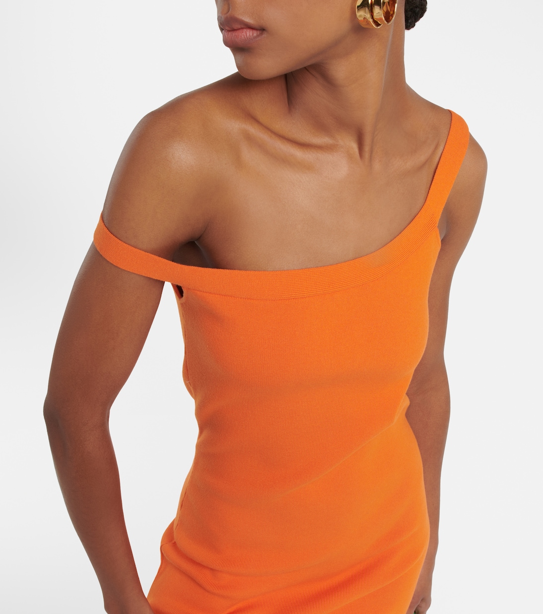 Vestido corto asimétrico deconstruido | JW Anderson