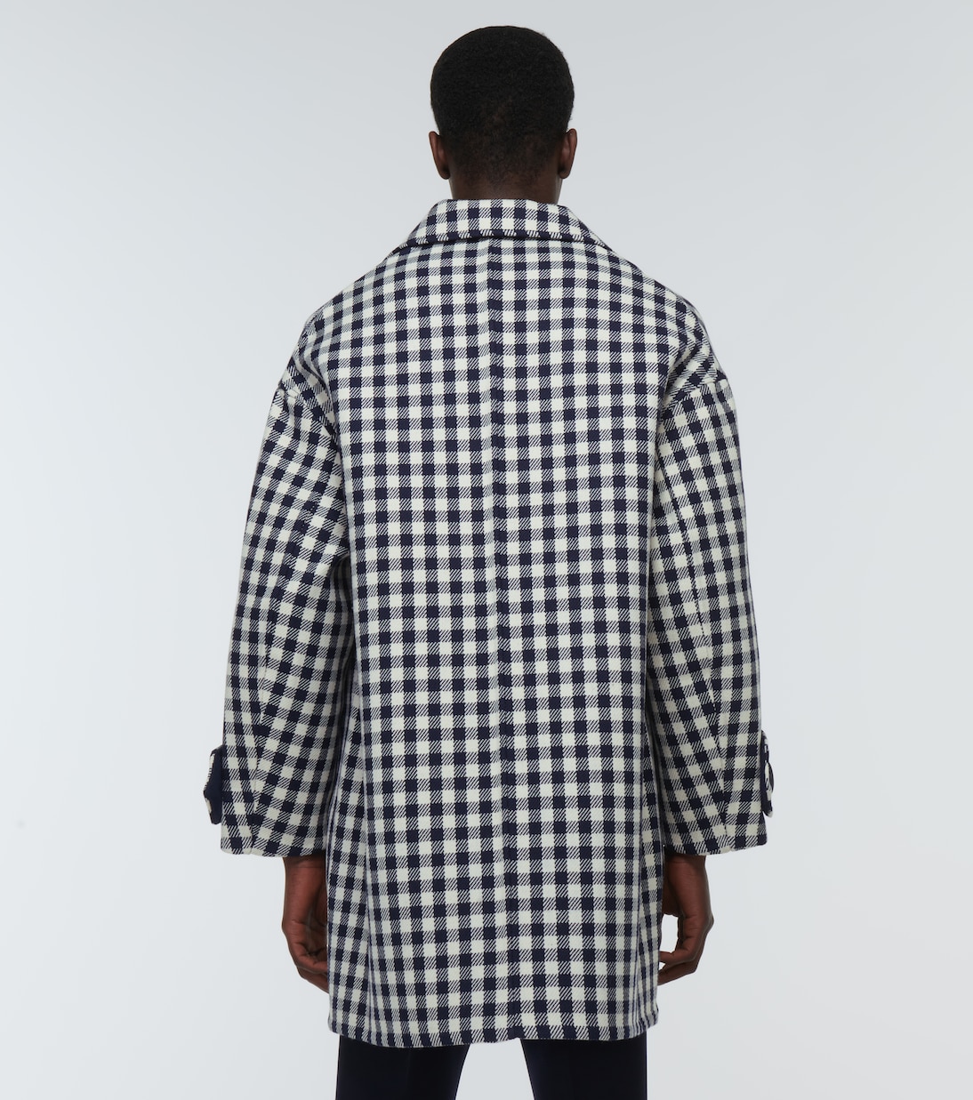 Abrigo oversized en mezcla de lana | Ami Paris