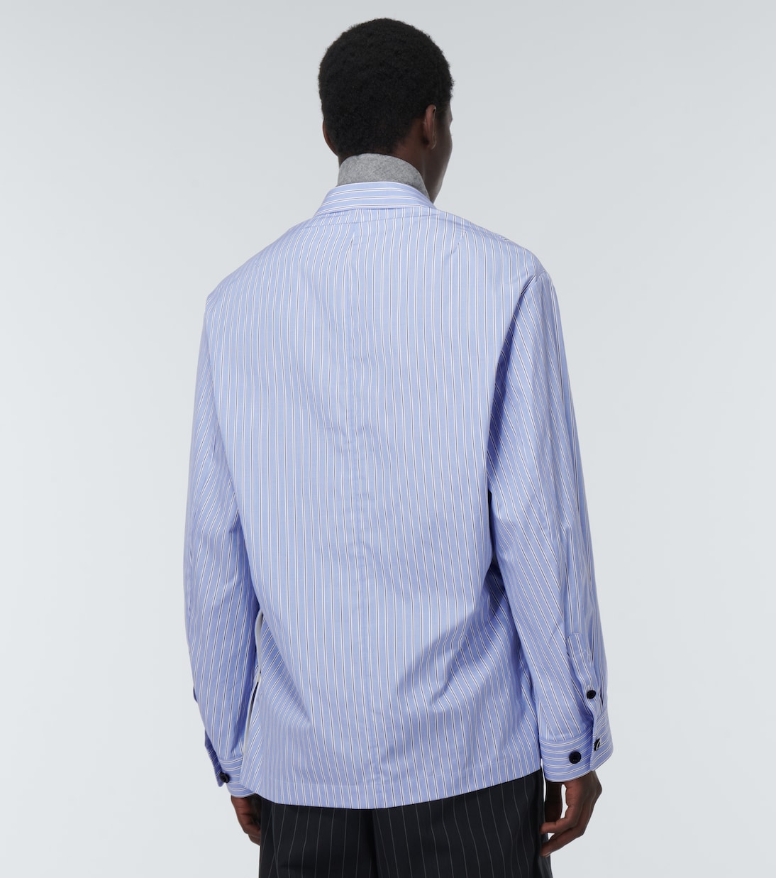 Camisa de algodón a rayas | Sacai