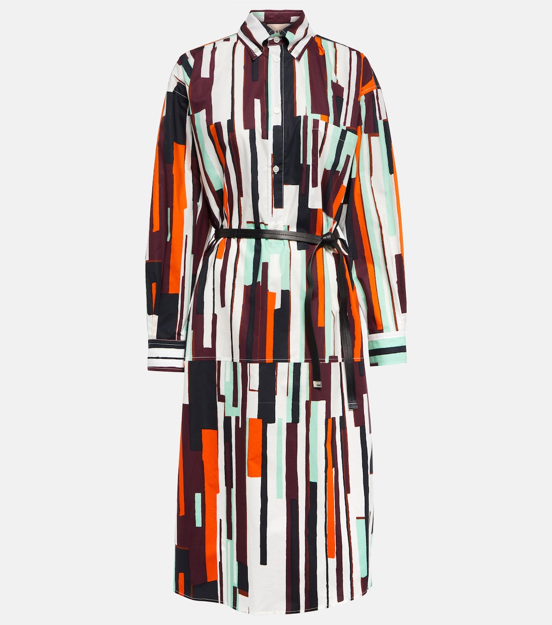 Printed shirt dress | Plan C