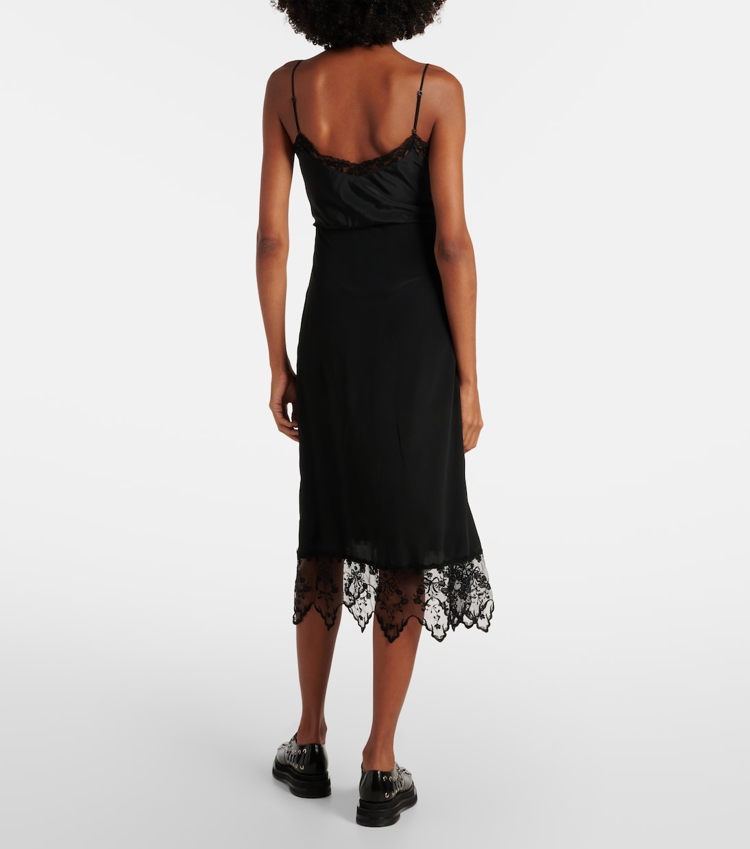Abito in Seta con Pizzo Elegante di Simone Rocha per Giovani Stilisti