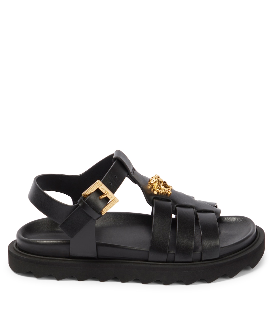 صندل من الجلد La Medusa | Versace Kids