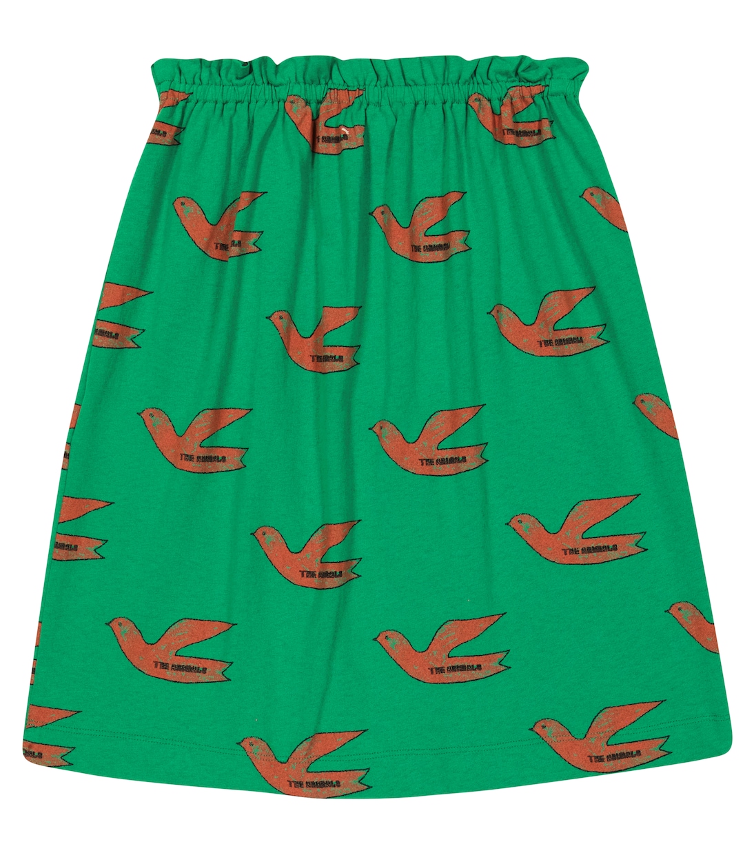 Kitten printed cotton skirt | The Animals Observatory